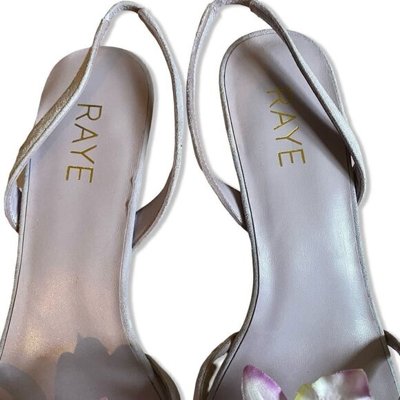 Raye Kloe heels dusty lavender suede orchid kitten shoes sandals party wedding 9 - Picture 12 of 15